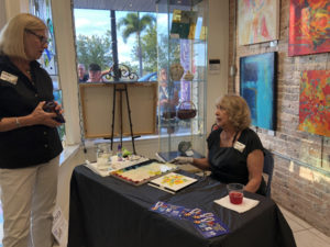 Barb Albin Demo, Sea Grape Gallery