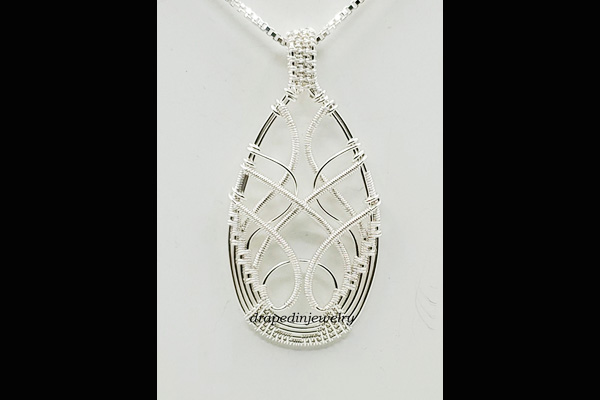 Nancy VanTassell, Sterling and fine silver necklace 3, Sea Grape Gallery