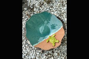 Michelle McCarthy, turtle bowl, Sea Grape Gallery