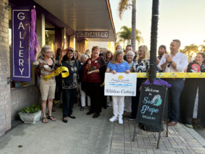 2025 Ribbon Cutting 1, Sea Grape Gallery