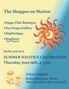 Summer Solstice Celebration, Sea Grape Gallery