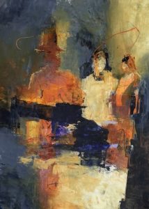 The Encounter, Bev Yankwitt, Sea Grape Gallery