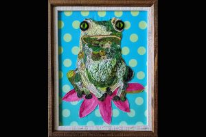 Laura Pucci, Frog on a Flower, Sea Grape Gallery
