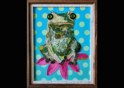 Laura Pucci, Frog on a Flower, Sea Grape Gallery
