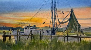 Jim Beech. Drying the Nets, Sea Grape Gallery