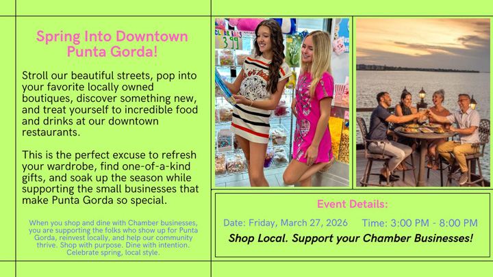 Spring into Downtown Punta Gorda