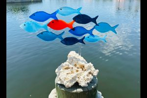 Jan Butler, Guest Artist, Image three, Fish Sculpture, Sea Grape Gallery
